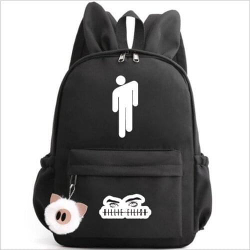 Fashion Billie Eilish backpack multifunction Fresh Color Travel bag for teenagers Boys Girls School Bags