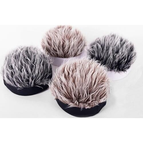 Men Wig cap Funny Boys Bonnet Hats Ornament Head for party Hollowen