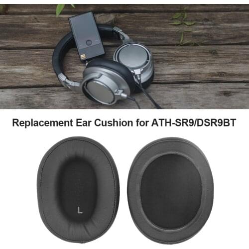 Headphone Ear Pad Soft Sponge Cover for Audio-Technica ATH-SR9/DSR9BT Gaming Headset Earmuffs Earphone Accessories