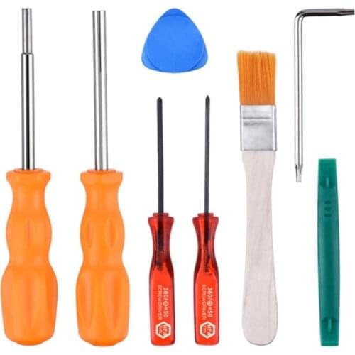 Tri Wing Tip Screwdrivers 8 Pcs Screwdriver Bit w/ Handle GameBit Professional Screwdriver Set Nin tendo SNES NGC switch