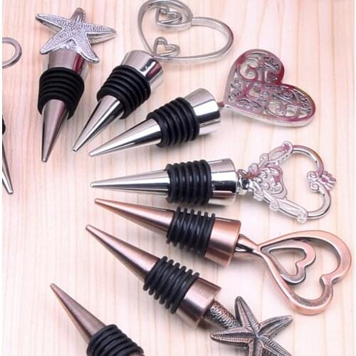 2021 New Zinc Alloy Wine Bottle Stopper Metal Clear Rhinestones Beer Wine Cork Plug Bottle Cover Kitchen Bar Tool Barware