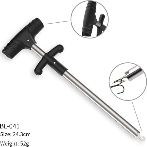 Unhooking Device Portable T Shapte Releasing Hook Aluminum Alloy Fishing Gear Accessories Fishing Tools Pliers Hook Remover