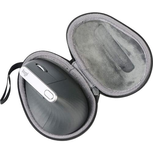 Portable EVA Hard Case for Logitech MX Vertical Advanced Ergonomic Mouse Travel Protective Carrying Storage Bag