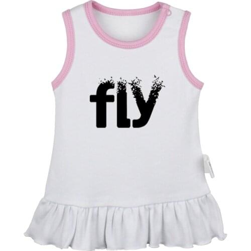 Come together Fly Make Today Amazing You get this BABE Newborn Baby Girls Dresses Toddler Sleeveless Dress Infant Cotton Clothes
