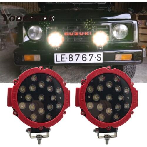 27W 51W LED Lligt bar Spot led work lights for offroad led driving car truck 4x4 ATV tractor led work light