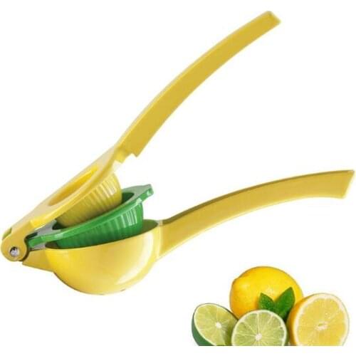 50pcs/lot Multifunctional Lemon Squeezer Juicer 2 in 1 Aluminum alloy Orange Citrus Squeezer Press Hand Held Fruits Kitchen Tool