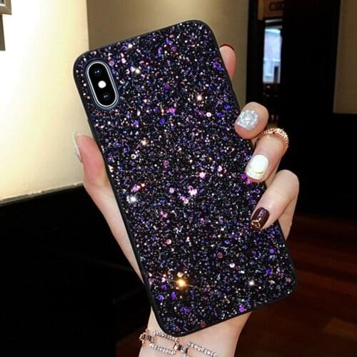 Glitter Sequins Phone Case For OPPO A31 2020 A8 A92S A72 A52 A55 A32 Reno 4 Pro 5 Phone Shell Back Cover