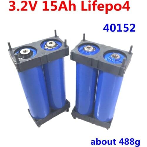 GTK Lifepo4 cylinder 3.2V 15Ah 40152 3.2V 15Ah Lifepo4 cells not 10ah for 12V 24v 48V power tools battery pack diy