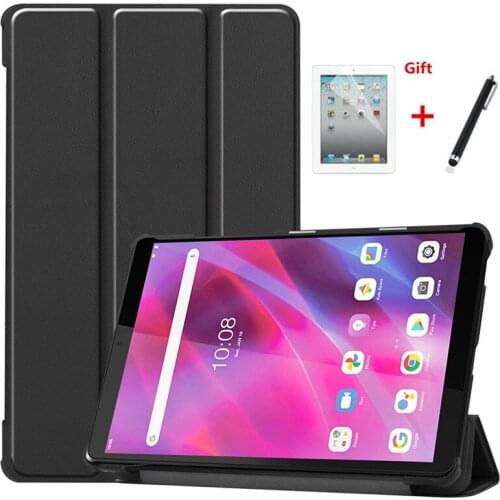 Case For Lenovo Tab M8 3rd Gen TB-8506F/X Slim Tri-Fold Magnetic Tablet Cover for Lenovo M8 HD FHD TB-8505F/X TB-8705F/N+Gift