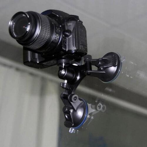 Triple Suction Cup Stabilization Bracket Car Mount Holder for DSLR GoPro Hero Osmo Action Holder Bracket Camera Accessories