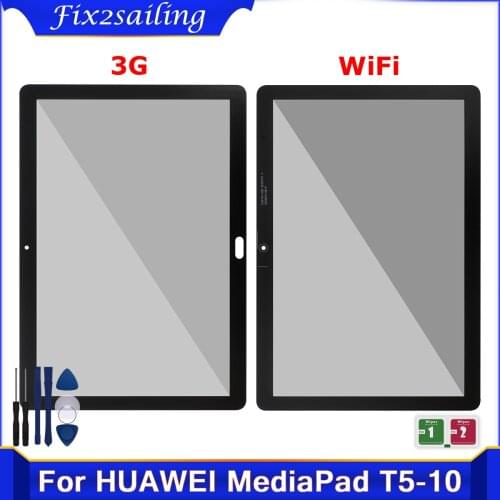 10.1 inch Touch For Huawei MediaPad T5 10 AGS2-L09 AGS2-W09 AGS2-L03 AGS2-W19 Touch Screen Digitizer Outer Glass Panel + Tools