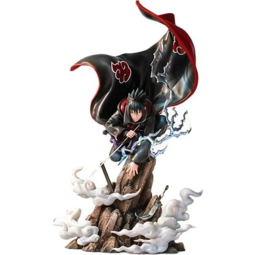 43CM Na Shippuden Anime Figure Uzumaki Na Figure Sasuke Hatake Kakashi Haruno Sakura Action Figures For Collection Toy Figure