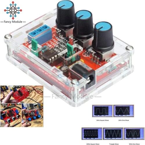 XR2206 Function Generator Synthesizer dds Frequency Pwm Pulse Function Signal Generator 1HZ-1MHZ Adjustable Sine/Triangle/Square