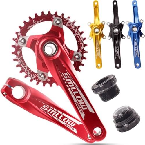 36T MTB Bike Crankset Aluminum Alloy BCD104 170mm With Bottom Bicycle Crankset MTB Crank Bike Accessories