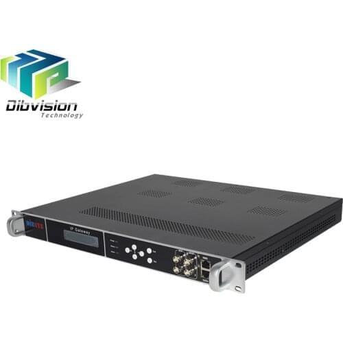 Hotel tv headend equipment IPTV satellite HD receiver 24fta tuner dvb to ip converter