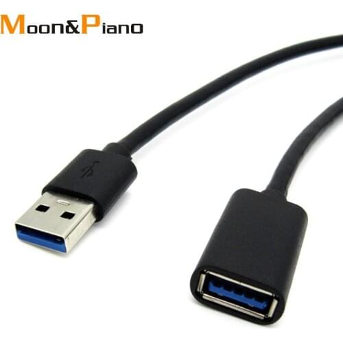 USB 3.0 Extender Cable Super Speed Male to Female Extension Wire 0.5m 1m 1.5m Cords for Computer laptop Hard Disk Set Top Box