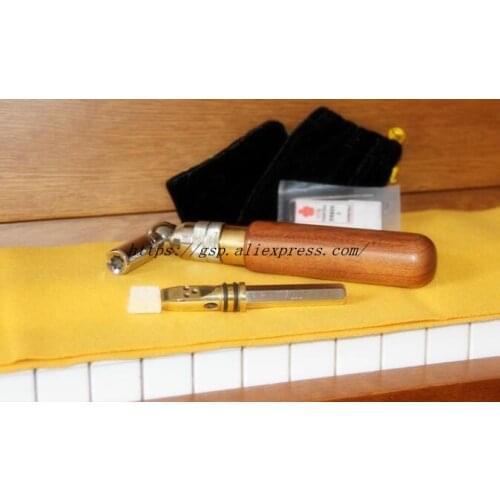 Piano tuning tuning wrench, mini telescopic small tuning wrench + pin header