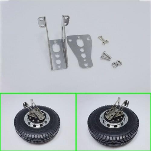 Metal Spare Tire Bracket for 1/14 Tamiya RC Truck Trailer Tipper Scania MAN Benz Actros Volvo Car Diy Parts