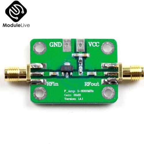 LNA 5 -6000MHz 5-6K Mhz Amplifier Module Gain 20dB RF Wide Band Low Noise Amplifier Board New