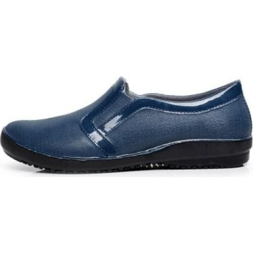 Pvc Men Water Shoes for Rain Day Fashion Waterproof Rain Boots Slip On Male Loafers Style Rainboots for Men