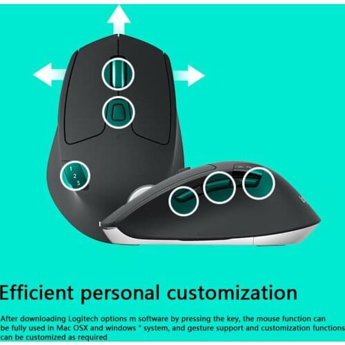 Bluetooth Wireless Mouse Gaming Computer PC Laptop 8 Buttons Mice for Logitech M720 Office Caring Computer Supplies