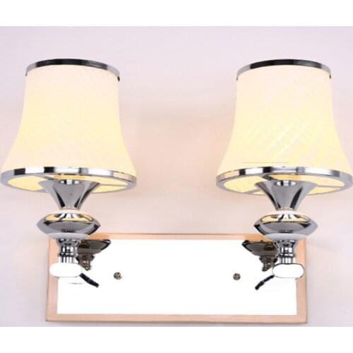 New simple Wall light bedroom bedside LED wall lamp with switch creative balcony wall lamp