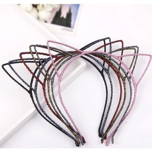 1 PCS Stylish Women Girls Cat Ears Headband Accessories Sexy Head Band Multicolor Styling Tools Headwear