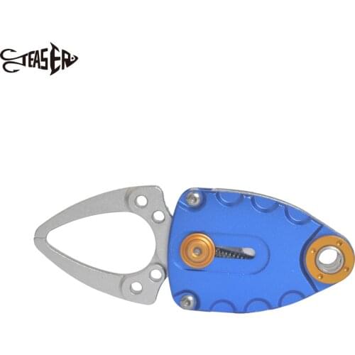 Fishing Stainless Steel Mini Fish Lip Gripper Fishing Grabber Fish Tackle Tool Accessories Fishing Plier Stainless Steel Rope