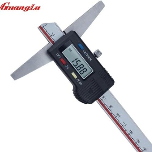 GUANGLU Digital Caliper 0-150mm /0.01mm Electronic Depth Gage Stainless Steel Vernier Calipers Measuring tools