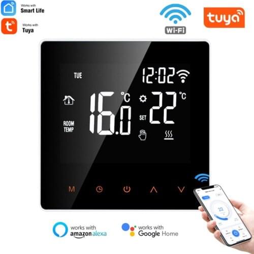 Tuya WiFi/Zigbee Smart Thermostat, Electric Floor Heating Water/Gas Boiler Temperature Remote Controller For Google Home, Alexa