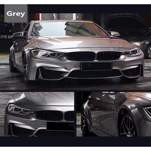 Sunice Metallic Grey Vinyl Glossy Car Body Wrap Film Car Body Decorative Protective Sticker Car Styling Stickers