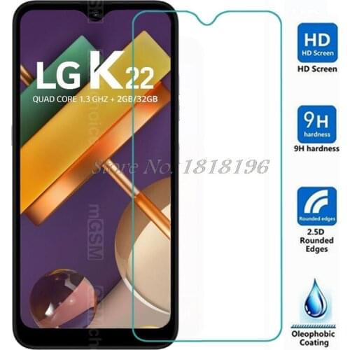 Tempered Glass For LG K22 Screen Protector Film Toughened Hardness For LG K22 Plus Telefone Guard Front Film Glass Safety Cover