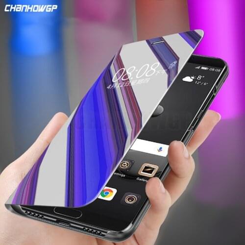 Mirror Case For Huawei P Smart P20 P10 Plus P9 P8 Lite 2017 Honor 7A 7C Pro 8 9 View 10 Lite Play Y5 Y6 Y7 Y9 2018 Nova 2i 3e