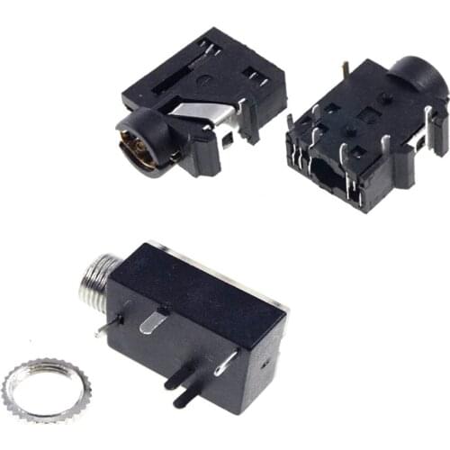 1000pcs x 2 Models 1/8 " TRS Screw Phone Jack 3.5mm 5 contact 3 conductor plus TRRS 7 Contact 4 Conductor Phone Jack