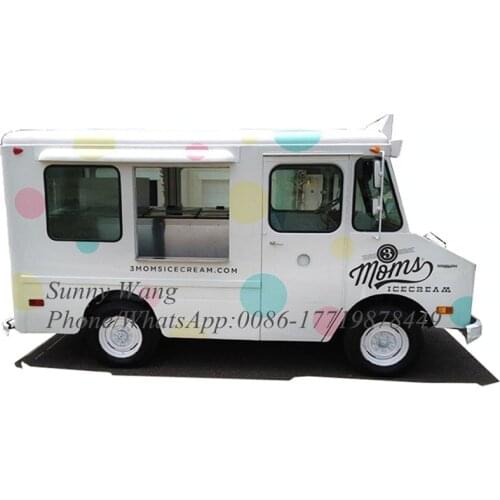 19.6 Foot Fast Food Truck Mobile Restourant Trailer Catering Van Conssion Kiosk Electric Food Car