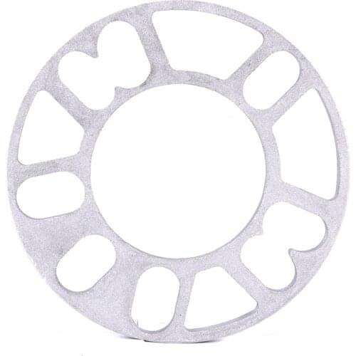 2PCS Universal Alloy 3mm 5mm 8mm 10mm Aluminum Wheel Spacer Shims Plate