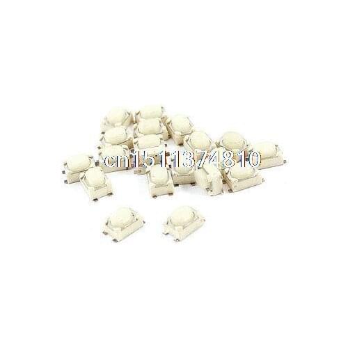 20 Pcs Panel PCB SMD Momentary 4 Pin SPST Tactile Tact Switch 4mmx3mmx2.5mm