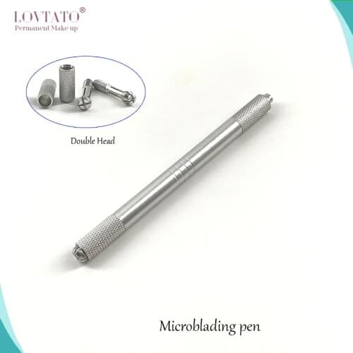 2018sale Manual Microblading Pen Machines Permanent Makeup Both Head Available Tebori Tools With 2pcs Tattoo Needles 3d Eyebrow