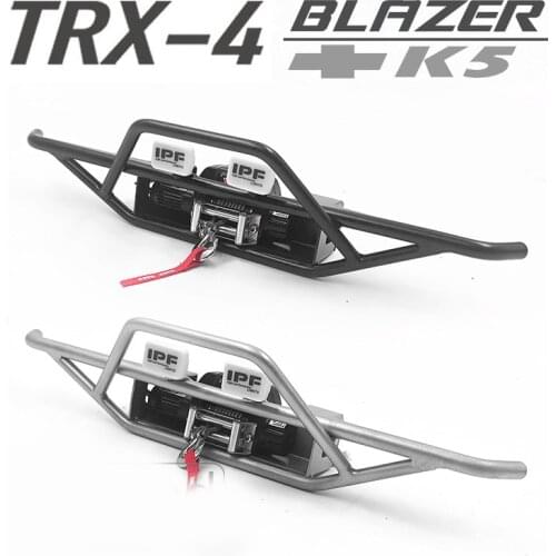 Aluminum metal "BUCKS"front bumper for TRX TRX-4 BLAZER K5