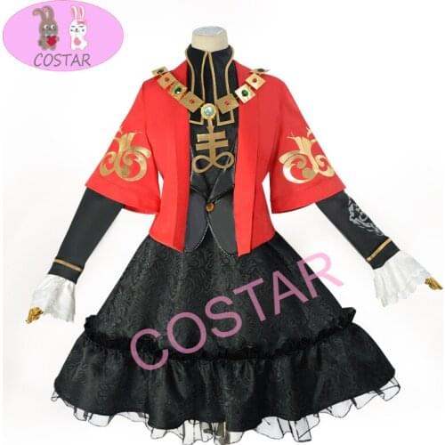 Anime! Identity V Helena Adams QiZhen Fasion Clerk Dress Elegant Uniform Cosplay Costume Halloween Party Outfit Women 2021 NEW