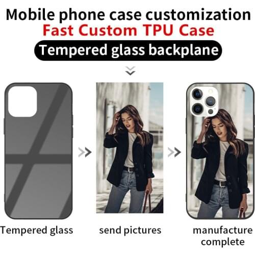 Fast Custom Phone Case For iPhone 12 Mini 11 Pro Max SE 2020 8 7 6 5 Plus Case Customized For iPhone X XR XS Max Cover Photo