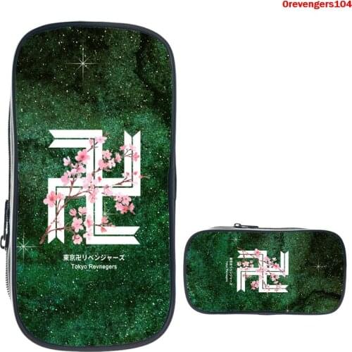 Tokyo Revengers School Supplies 3D Anime Pencil Case Stationery Case Storage Zipper Pouch Women Funny Makeup Box Cosmetic Bags