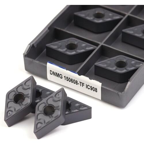 DNMG150604 DNMG150608TF IC907 IC908 External turning tool carbide inserts lathe milling cutter industrial turning tool inserts