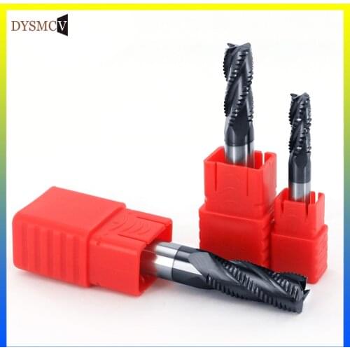 HRC55 3 Flute blade aluminum rough milling cutter 3mm 4mm 5mm 6mm 8mm 10mm 12mm 4F carbide Milling tools Roughing End Mill tool