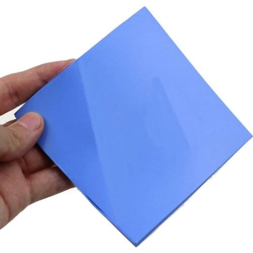 3 Pcs 100mm*100mm 1mm 1.5mm 2mm Thickness Combination Thermal Conductive Silicone Pads Laptop IC GPU VGA Heatsink Cooling Pad