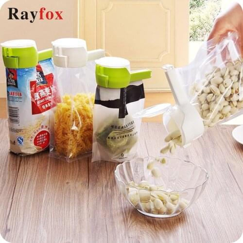 Kitchen Accessories 1pcs Seal Pour Food Bag Clip Snack Food Helper Sealing Clip Storage Save Food Plastic Kitchen Gadgets Tools