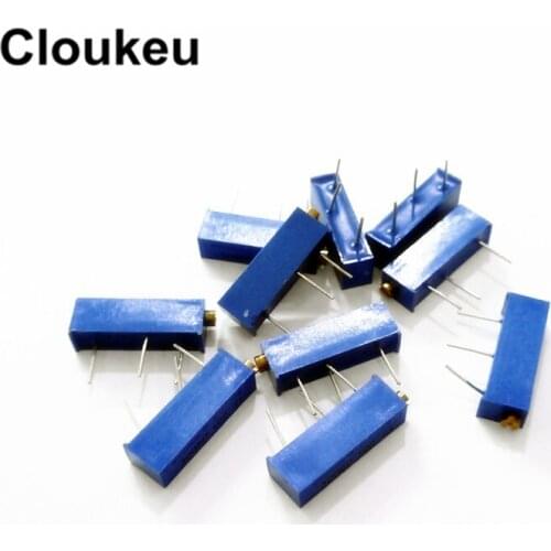 10Pcs 3006 Multi-turn-potentiometer 3006P-1- 101 201 501 102 202 502 103 203 503 104 204 504 105