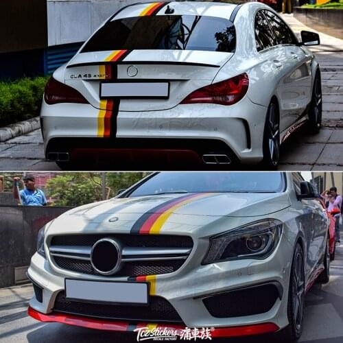 Car sticker FOR Mercedes-Benz CLA car sticker pull flower CLA200 body decoration modified national flag car sticker