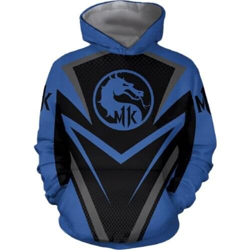 New Fashion Casual Mortal Kombat 11 3D Printed Hoodies Men Women Spring Autumn Fighting Game hoodie harajuku Sweatshirts jacket