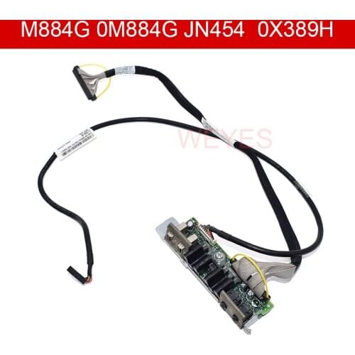 M884G 0M884G For Dell Precision T3500 T5500 I/O Control Panel with cables JN454 X389H 0X389H assembly PULLED Refurbished